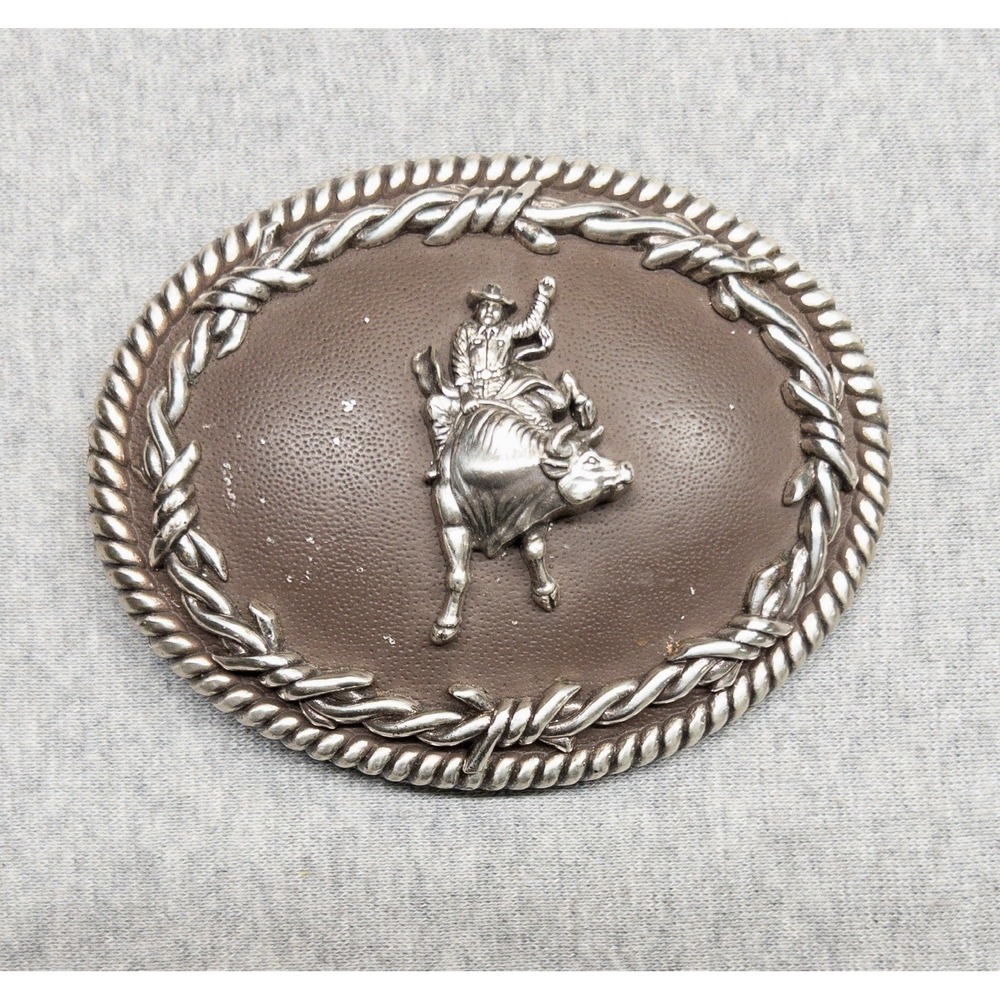 Nocona Western Rodeo Cowboy Buckle‎ 4" X 3" Large Fits 2" Belt